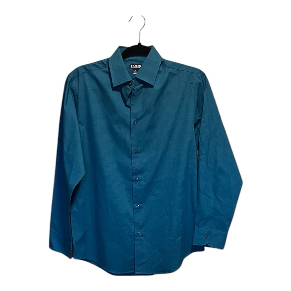 Boy’s Chaps Green Dress Shirt Size Large